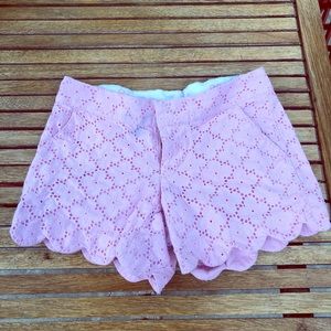 Lilly Pulitzer Lace Scalloped Shorts